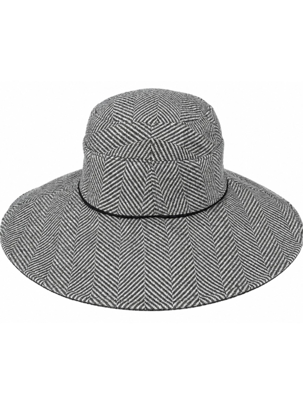 Melody Reversible Herringbone Bucket Hat